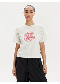 Napapijri T-Shirt S-Aberdeen NP0A4HOI Écru Regular Fit ze sklepu MODIVO w kategorii Bluzki damskie - zdjęcie 170878487