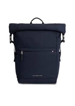 Tommy Hilfiger Plecak Th Signature Rolltop Backpack AM0AM12221 Granatowy ze sklepu MODIVO w kategorii Plecaki - zdjęcie 170878597
