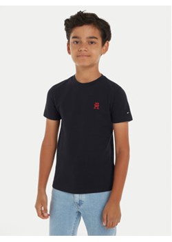 Tommy Hilfiger T-Shirt Monogram KB0KB08820 Granatowy Regular Fit ze sklepu MODIVO w kategorii T-shirty chłopięce - zdjęcie 170878598