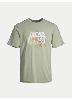Jack&Jones Junior T-Shirt Map Summer 12257988 Szary Regular Fit ze sklepu MODIVO w kategorii T-shirty chłopięce - zdjęcie 170878649