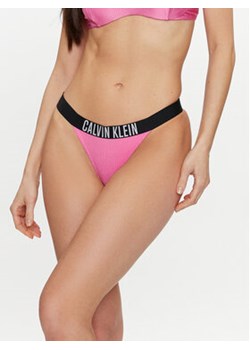 Calvin Klein Swimwear Dół od bikini KW0KW02392 Różowy ze sklepu MODIVO w kategorii Stroje kąpielowe - zdjęcie 170878738