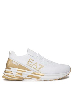 Sneakersy EA7 Emporio Armani X8X095 XK240 R579 White+Gold ze sklepu eobuwie.pl w kategorii Buty sportowe męskie - zdjęcie 170879356