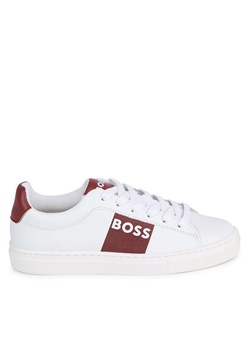 Sneakersy Boss J50854 M White 10P ze sklepu eobuwie.pl w kategorii Trampki dziecięce - zdjęcie 170879547
