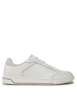 Sneakersy Calvin Klein Low Top Lace Up Lth HM0HM01455 Biały ze sklepu eobuwie.pl w kategorii Buty sportowe męskie - zdjęcie 170879569