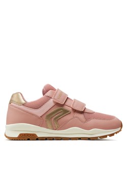 Sneakersy Geox J Pavel Girl J458CA 0BC14 C8J2U D Dk Rose/Platinum ze sklepu eobuwie.pl w kategorii Buty sportowe dziecięce - zdjęcie 170879826