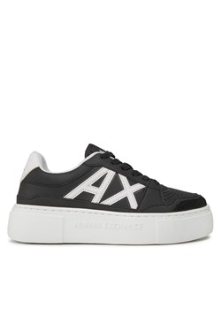 Sneakersy Armani Exchange XDX147 XV830 T037 Black+Op.White ze sklepu eobuwie.pl w kategorii Buty sportowe damskie - zdjęcie 170880289