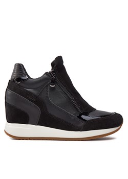 Sneakersy Geox D Nydame D620QA 022BC C9999 Black ze sklepu eobuwie.pl w kategorii Półbuty damskie - zdjęcie 170880358