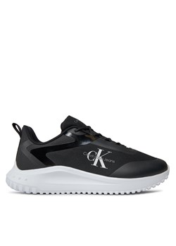 Sneakersy Calvin Klein Jeans Eva Runner Low Lace Ml Mix YM0YM00968 Black/Bright White 0GM ze sklepu eobuwie.pl w kategorii Buty sportowe męskie - zdjęcie 170880559