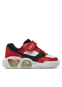 Sneakersy Geox J Illuminus Boy J45GVC 0BU11 C0020 M Red/Black ze sklepu eobuwie.pl w kategorii Buty sportowe dziecięce - zdjęcie 170880646