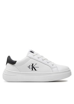 Sneakersy Calvin Klein Jeans V3X9-80876-1355 S White/Black X002 ze sklepu eobuwie.pl w kategorii Buty sportowe dziecięce - zdjęcie 170880889