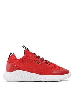 Sneakersy Geox J Sprintye Boy J25GBA0006KC0020 S Red/Black ze sklepu eobuwie.pl w kategorii Buty sportowe dziecięce - zdjęcie 170881286