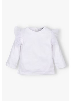 Bluzka Mila z z ozdobną falbankę biała ze sklepu 5.10.15 w kategorii Bluzki dziewczęce - zdjęcie 170881445