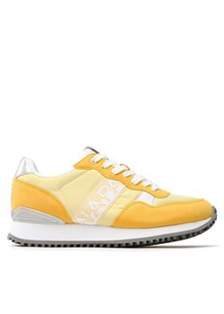 Napapijri Sneakersy NP0A4HKJ Żółty ze sklepu MODIVO w kategorii Buty sportowe damskie - zdjęcie 170881818