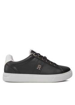 Tommy Hilfiger Sneakersy Essential Elevated Court Sneaker FW0FW07685 Czarny ze sklepu MODIVO w kategorii Buty sportowe damskie - zdjęcie 170882166