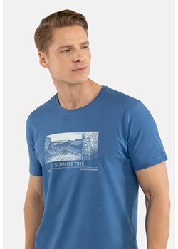 T-shirt z printem T-REGGIE ze sklepu Volcano.pl w kategorii T-shirty męskie - zdjęcie 170883208