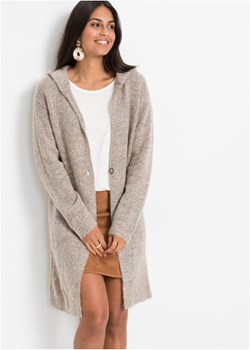 Długi sweter rozpinany ze sklepu bonprix w kategorii Swetry damskie - zdjęcie 170883445