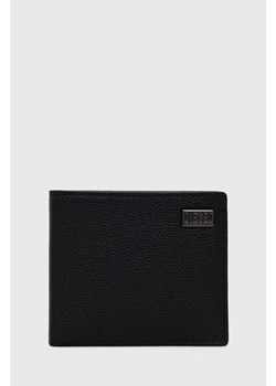 Diesel portfel skórzany męski kolor czarny ze sklepu ANSWEAR.com w kategorii Portfele męskie - zdjęcie 170884087