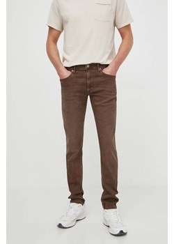 Pepe Jeans jeansy męskie kolor brązowy ze sklepu ANSWEAR.com w kategorii Jeansy męskie - zdjęcie 170884127