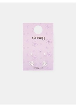Sinsay - Kolczyki 2 pack - srebrny ze sklepu Sinsay w kategorii Kolczyki - zdjęcie 170884437