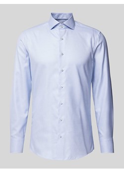 Koszula biznesowa o kroju slim fit z kołnierzykiem typu cutaway ze sklepu Peek&Cloppenburg  w kategorii Koszule męskie - zdjęcie 170885617