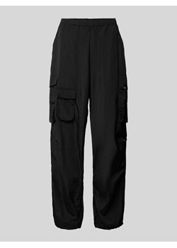 Spodnie cargo o kroju baggy fit z elastycznym pasem ze sklepu Peek&Cloppenburg  w kategorii Spodnie damskie - zdjęcie 170885669