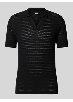 Koszulka polo z haftem angielskim ze sklepu Peek&Cloppenburg  w kategorii T-shirty męskie - zdjęcie 170885679