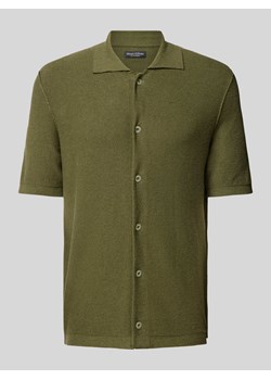 Koszula casualowa o kroju slim fit z wykładanym kołnierzem ze sklepu Peek&Cloppenburg  w kategorii Koszule męskie - zdjęcie 170885819