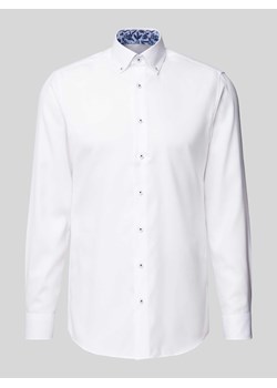 Koszula biznesowa o kroju Slim Fit z kołnierzykiem typu button down ze sklepu Peek&Cloppenburg  w kategorii Koszule męskie - zdjęcie 170885869
