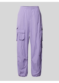 Spodnie cargo o kroju baggy fit z elastycznym pasem ze sklepu Peek&Cloppenburg  w kategorii Spodnie damskie - zdjęcie 170885998