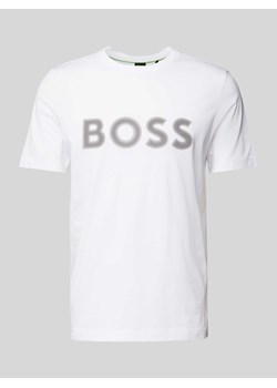 T-shirt z nadrukiem z logo ze sklepu Peek&Cloppenburg  w kategorii T-shirty męskie - zdjęcie 170886099