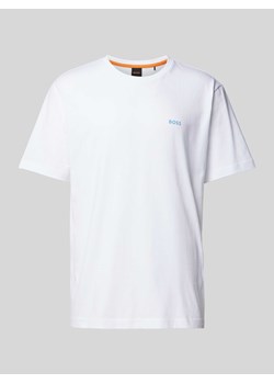 T-shirt z nadrukiem z logo model ‘Coral’ ze sklepu Peek&Cloppenburg  w kategorii T-shirty męskie - zdjęcie 170886119