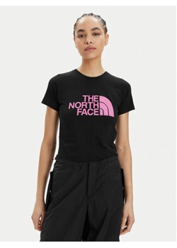 The North Face T-Shirt Easy NF0A87N6 Czarny Regular Fit ze sklepu MODIVO w kategorii Bluzki damskie - zdjęcie 170887547
