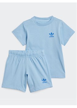 adidas Komplet t-shirt i spodenki IN8506 Niebieski Regular Fit ze sklepu MODIVO w kategorii Komplety niemowlęce - zdjęcie 170887638