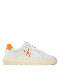 Calvin Klein Jeans Sneakersy Chunky Cupsole Laceup Mon Lth Wn YW0YW00823 Czarny ze sklepu MODIVO w kategorii Trampki damskie - zdjęcie 170887677