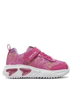 Geox Sneakersy J Assister Girl J45E9D 09LHH C8238 M Różowy ze sklepu MODIVO w kategorii Buty sportowe dziecięce - zdjęcie 170887877