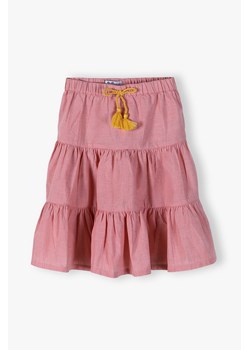 Różowa spódnica dziewczęca z falbankami ze sklepu 5.10.15 w kategorii Spódnice dziewczęce - zdjęcie 170888718