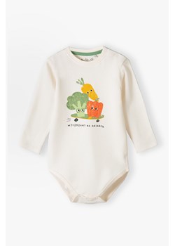 Bawełniane body niemowlęce - WJEŻDŻAMY NA OBIADEK ze sklepu 5.10.15 w kategorii Body niemowlęce - zdjęcie 170888787