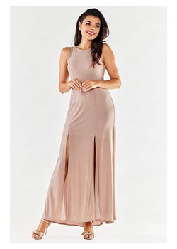 Awama Sukienka w kolorze beżowym ze sklepu Limango Polska w kategorii Sukienki - zdjęcie 170890719