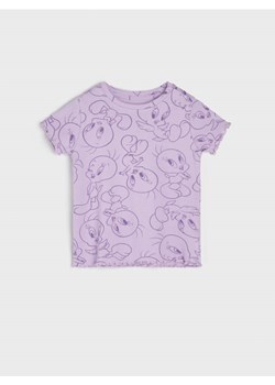 Sinsay - Koszulka Tweety - fioletowy ze sklepu Sinsay w kategorii Koszulki niemowlęce - zdjęcie 170892748