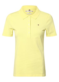 Tommy Hilfiger Damska koszulka polo Kobiety Bawełna żółty jednolity ze sklepu vangraaf w kategorii Bluzki damskie - zdjęcie 170894458