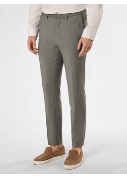 HUGO Spodnie - Hesten232X Mężczyźni Slim Fit Sztuczne włókno trzcinowy marmurkowy ze sklepu vangraaf w kategorii Spodnie męskie - zdjęcie 170894479