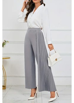 Spodnie ACELORA GREY ze sklepu Ivet Shop w kategorii Spodnie damskie - zdjęcie 170894568