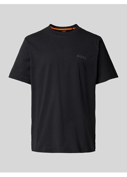 T-shirt z nadrukiem z logo model ‘Telogoboss’ ze sklepu Peek&Cloppenburg  w kategorii T-shirty męskie - zdjęcie 170894837