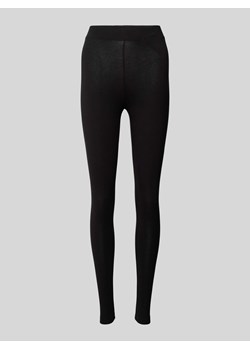 Legginsy o kroju skinny fit w jednolitym kolorze model ‘LIVE LOVE NEW’ ze sklepu Peek&Cloppenburg  w kategorii Spodnie damskie - zdjęcie 170894936
