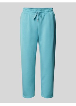 Spodnie dresowe z elastycznym ściągaczem ze sklepu Peek&Cloppenburg  w kategorii Spodnie damskie - zdjęcie 170894999