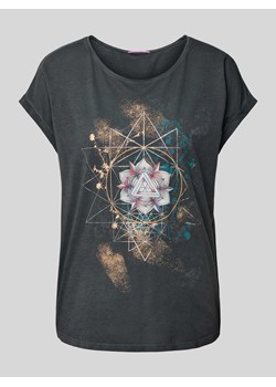 T-shirt z nadrukiem z motywem model ‘Mandala’ ze sklepu Peek&Cloppenburg  w kategorii Bluzki damskie - zdjęcie 170897997
