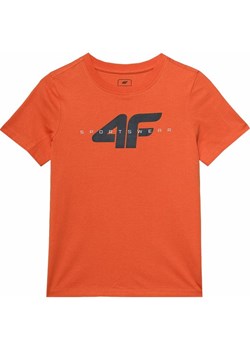 Koszulka chłopięca 4FJWSS24TTSHM1113 4F ze sklepu SPORT-SHOP.pl w kategorii T-shirty chłopięce - zdjęcie 170899045