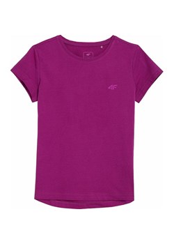 Koszulka dziewczęca 4FJWSS24TTSHF1110 4F ze sklepu SPORT-SHOP.pl w kategorii Bluzki dziewczęce - zdjęcie 170900057