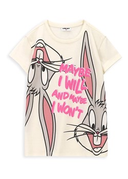 MOKIDA Koszulka w kolorze kremowym ze sklepu Limango Polska w kategorii Bluzki dziewczęce - zdjęcie 170901606