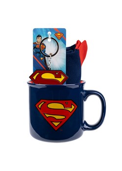Zestaw skarpetki męskie Superman w kubku z brelokiem ze sklepu Sklep SOXO w kategorii Kubki - zdjęcie 170902877